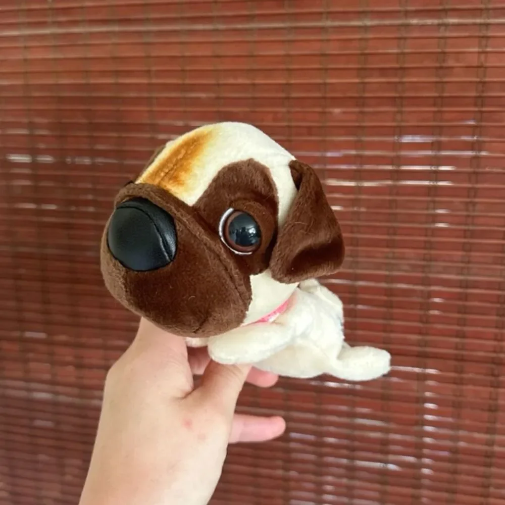 The Dog Artist 2002 Pug Bulldog Dog  Plush Stuffed Toy